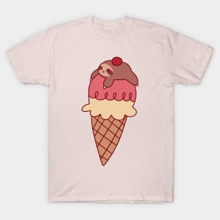 Icecream Sloth T-Shirt